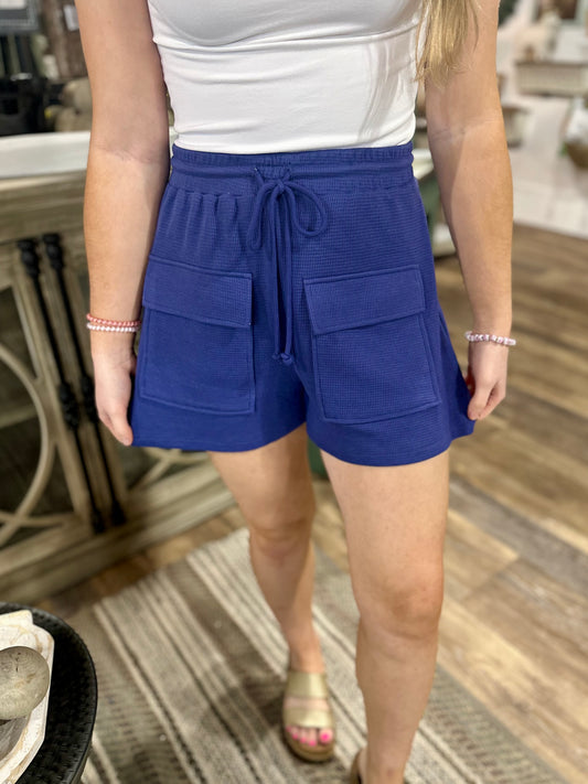 waffle pocket shorts