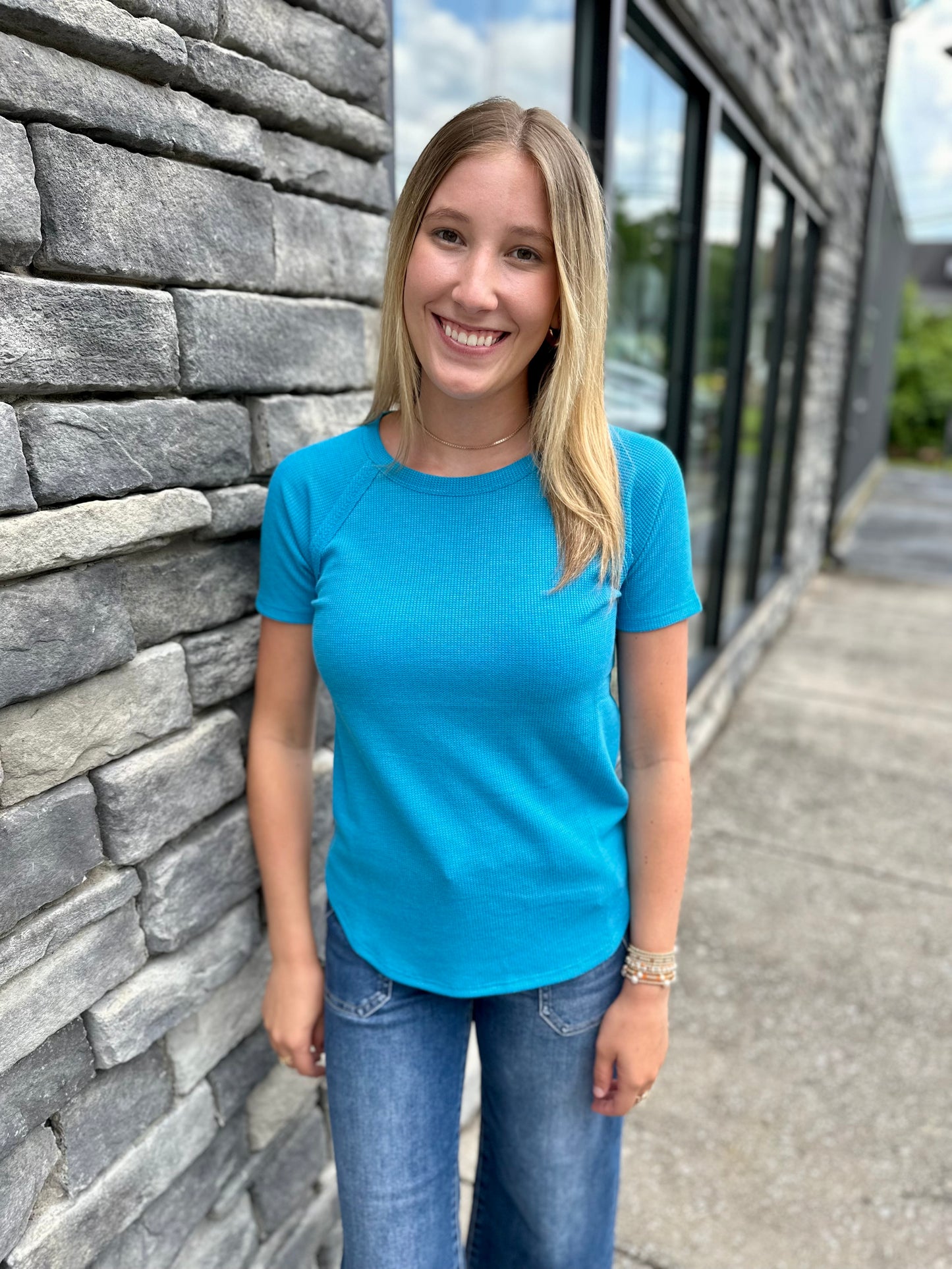 Baby Waffle SS Top