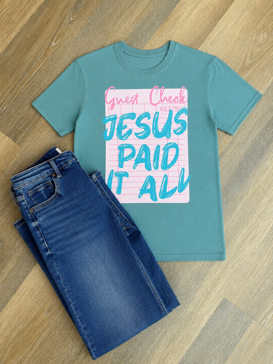 Jesus Paid It All graphic tee