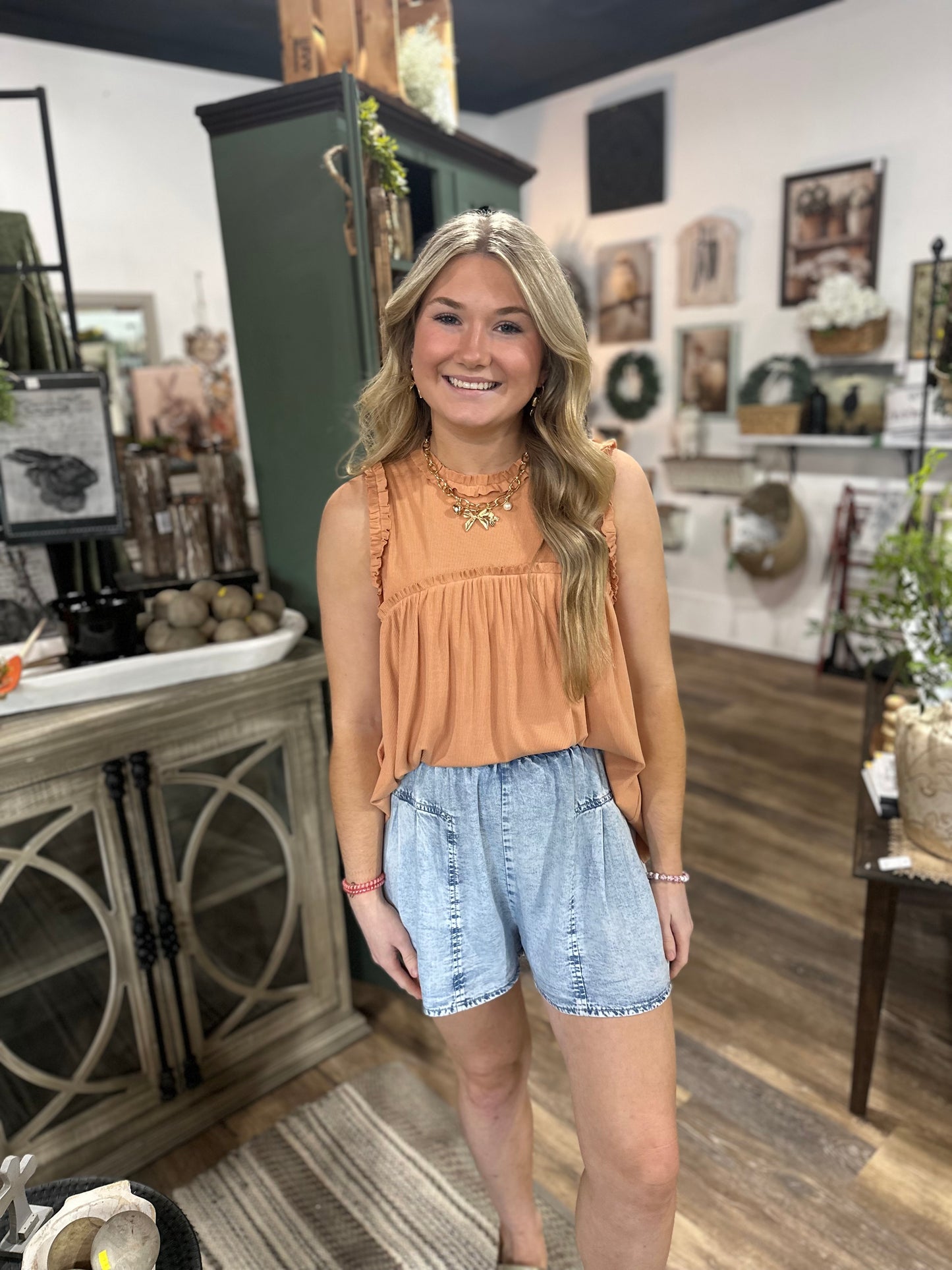 Sleeveless Flow Top