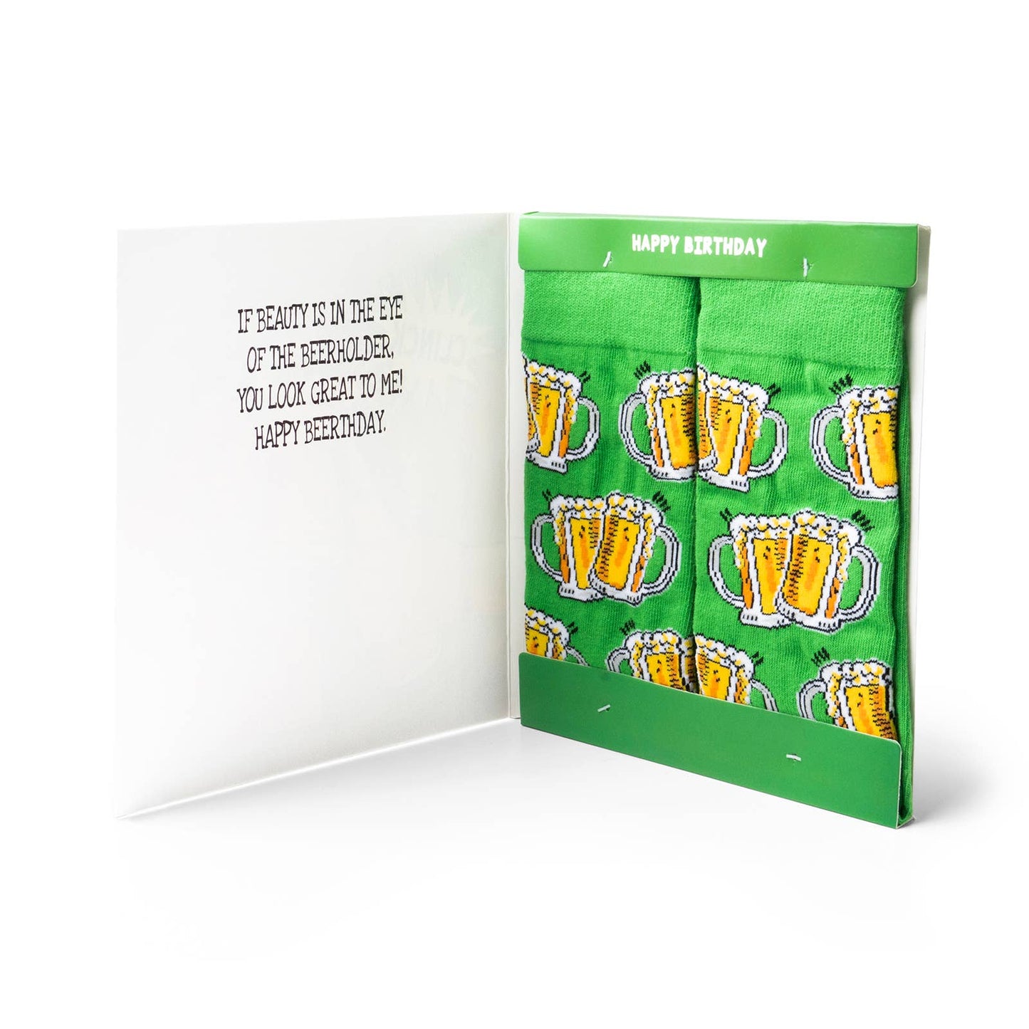 Two Left Feet IT'S YO BIRTHDAY Gift Card Sock Set