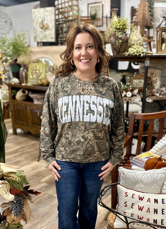 Tennessee Graphic Camo Sweatshirt