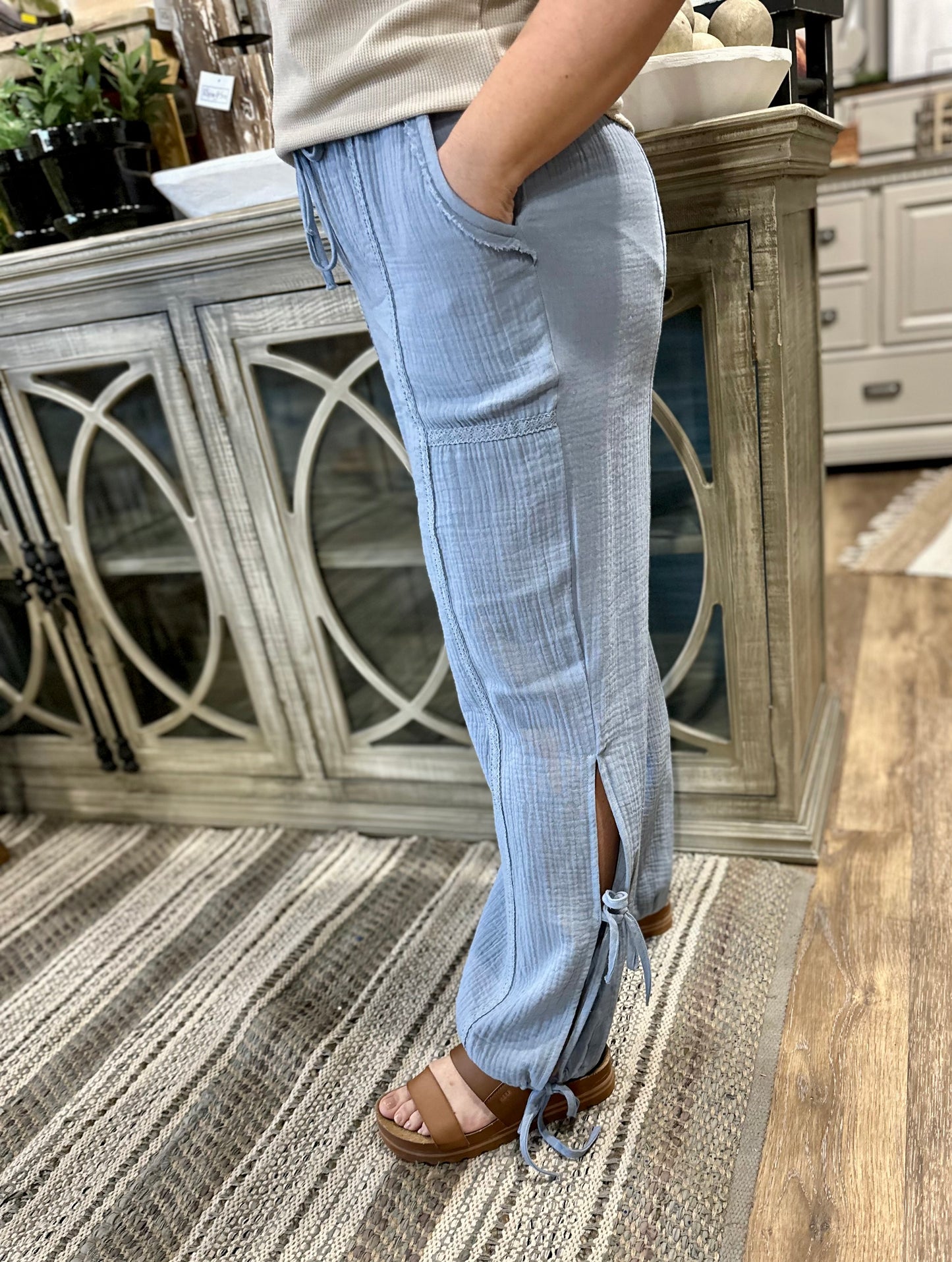Siden Tunnel Harem Pants