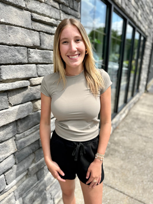 Interlock Short Sleeve Top