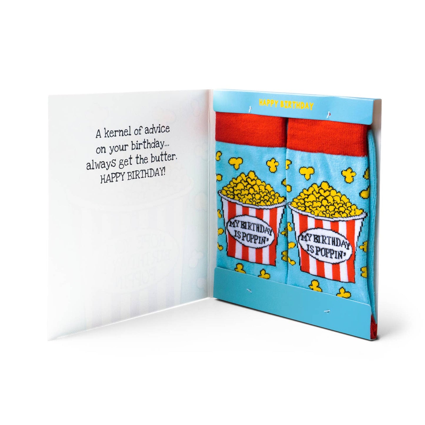 Two Left Feet IT'S YO BIRTHDAY Gift Card Sock Set