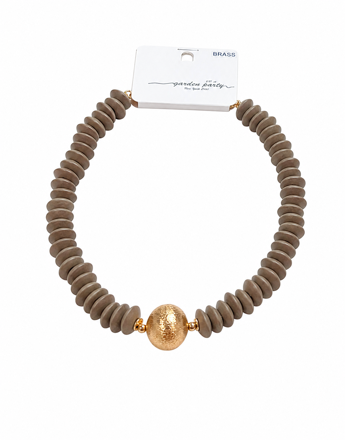 Wooden Bead Choker