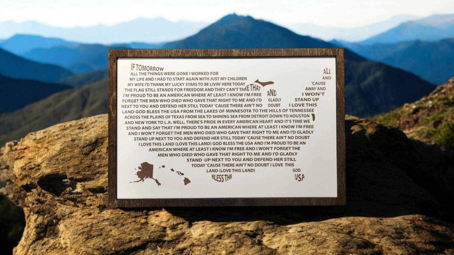 God Bless the USA Print