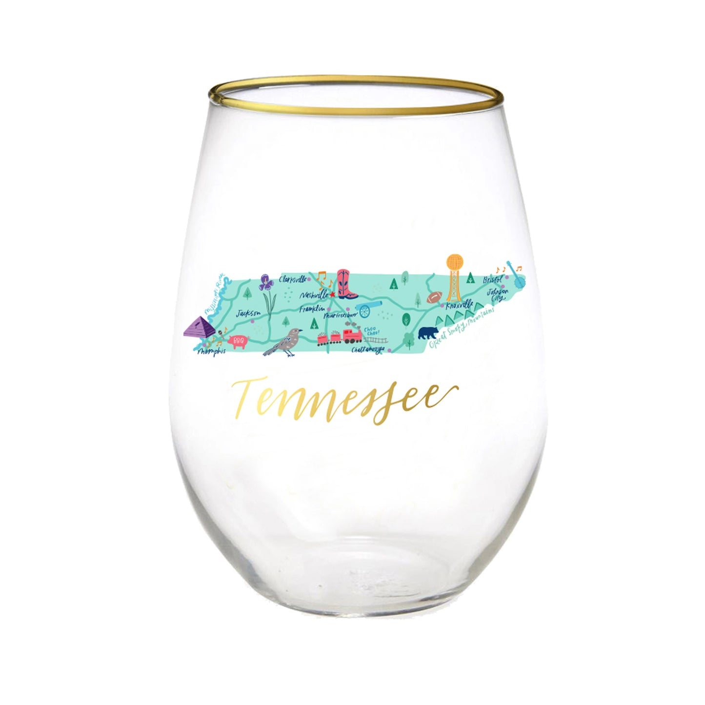 Tennessee Glass Cup