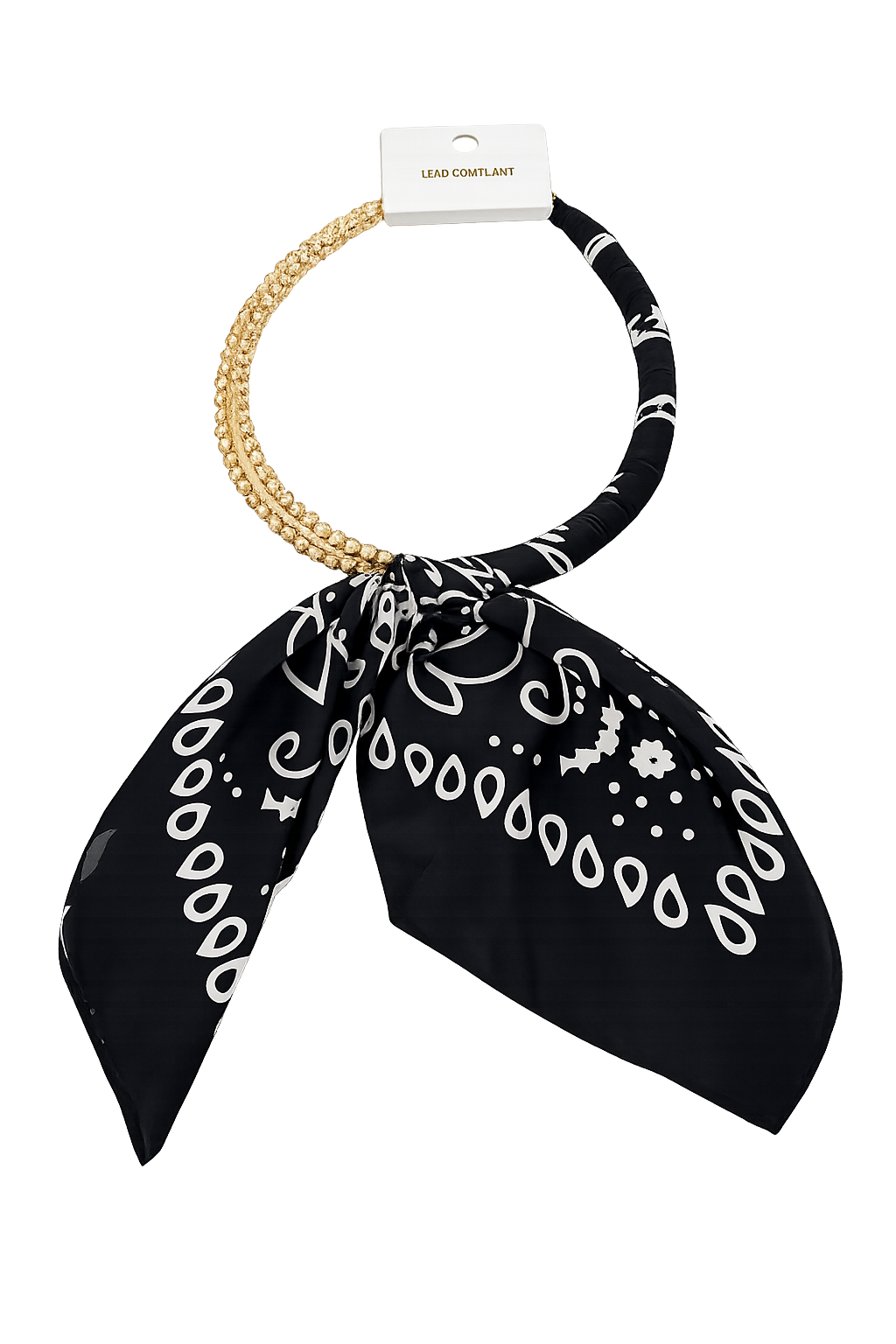 Scarf Wrapped Collar Necklace