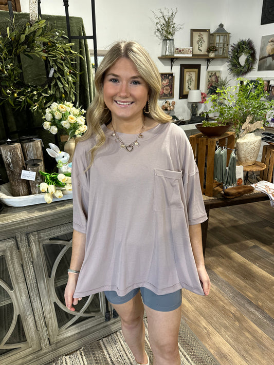 Ribbed Boyfriend Tee