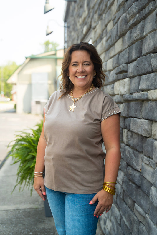 Stitched Basic Top