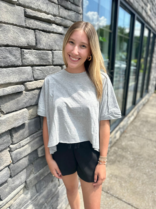 Eco Oversized Crop Top