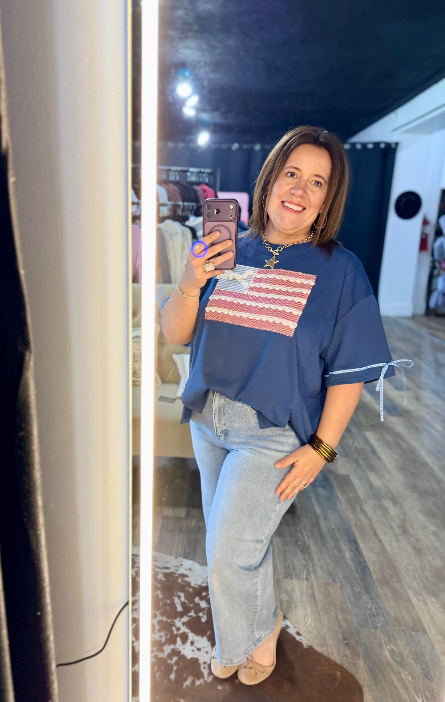 Patriotic Ribbon Sweatshirt