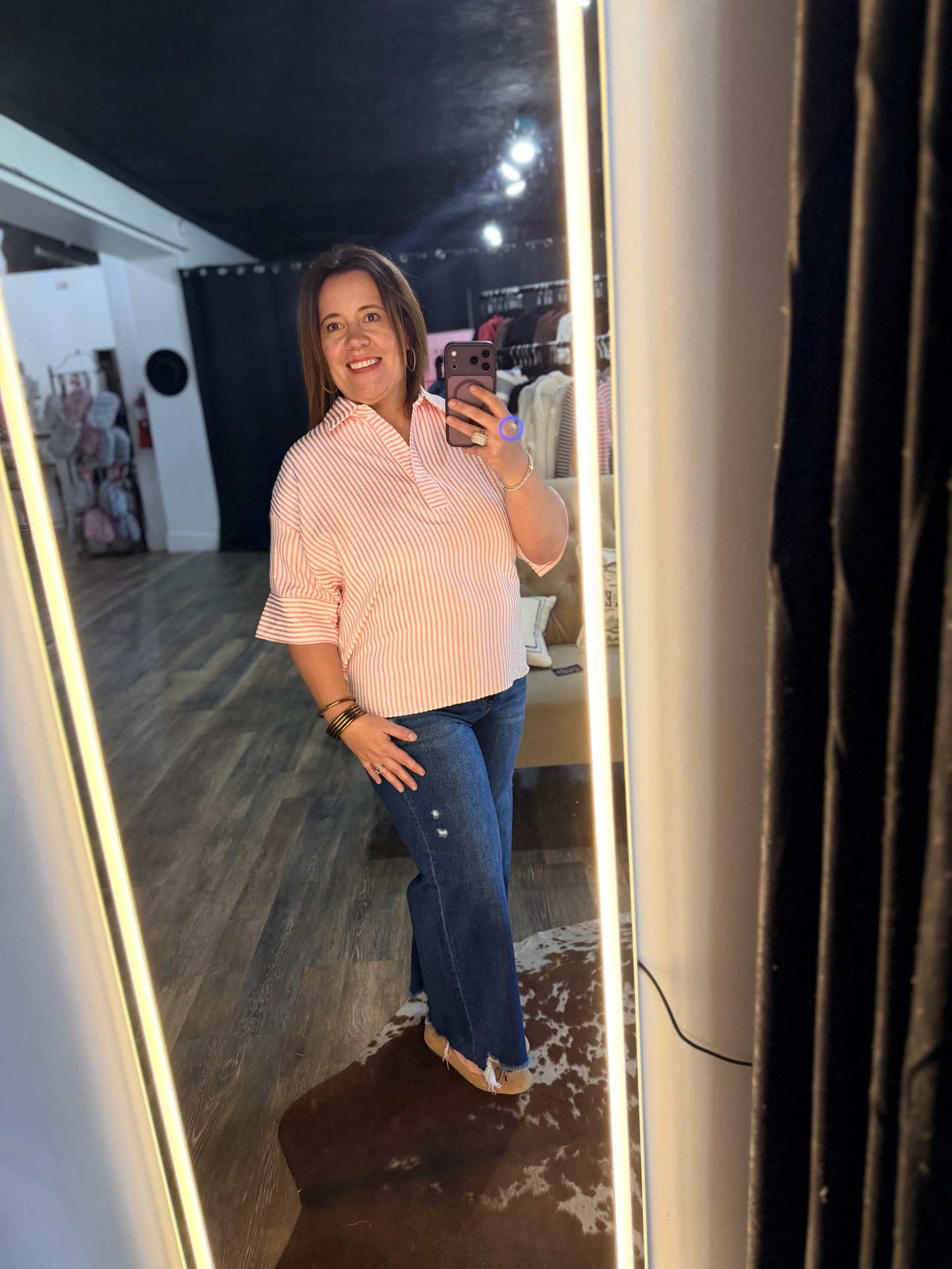 Pink Lemonade Stripe Top