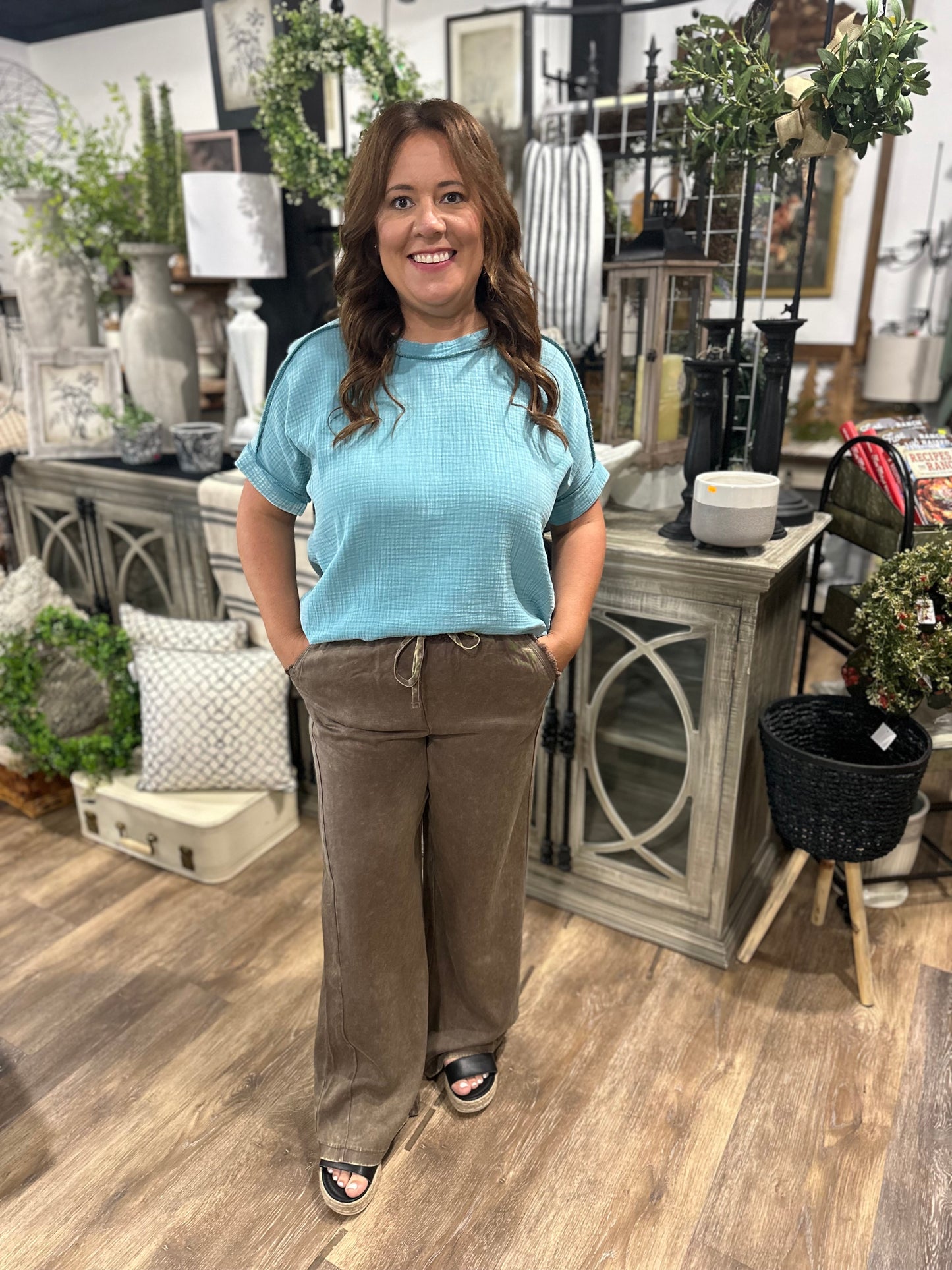 Simple Double Gauze Top