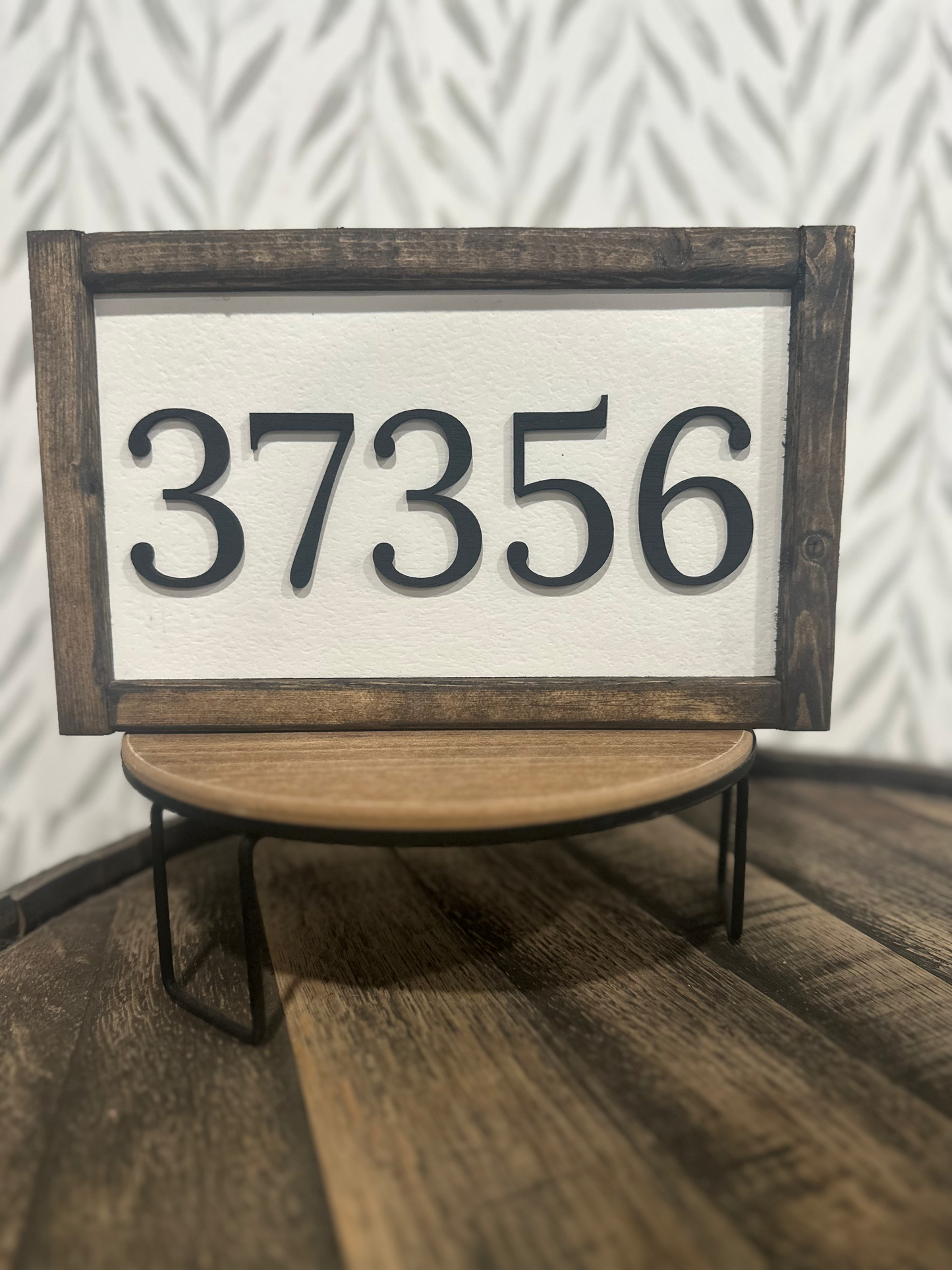 Hometown Zip Code 3D Sign
