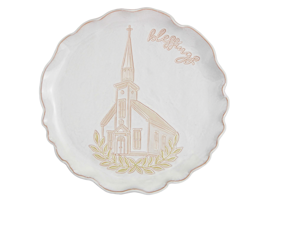 Church Blessing Platter