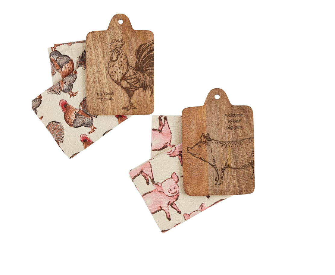 Animal Board & Towel Sets