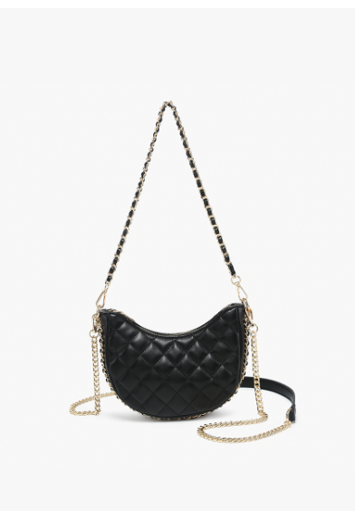 Xena Quilted Crossbody with Chain
