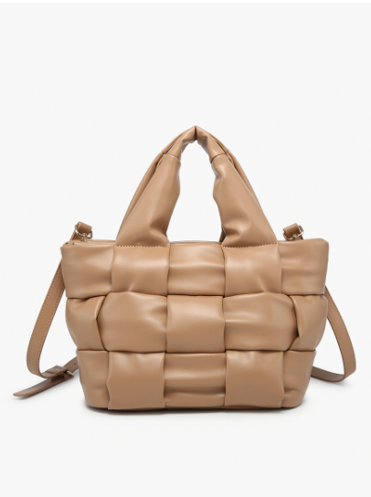 Magdelena Woven Small Tote/Crossbody