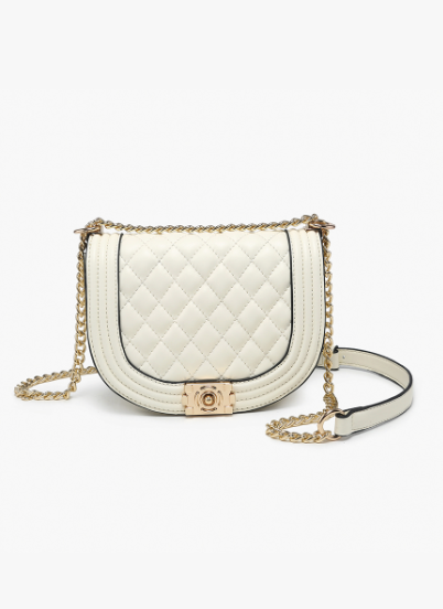 Diana Quilted Snap Front Crossbody