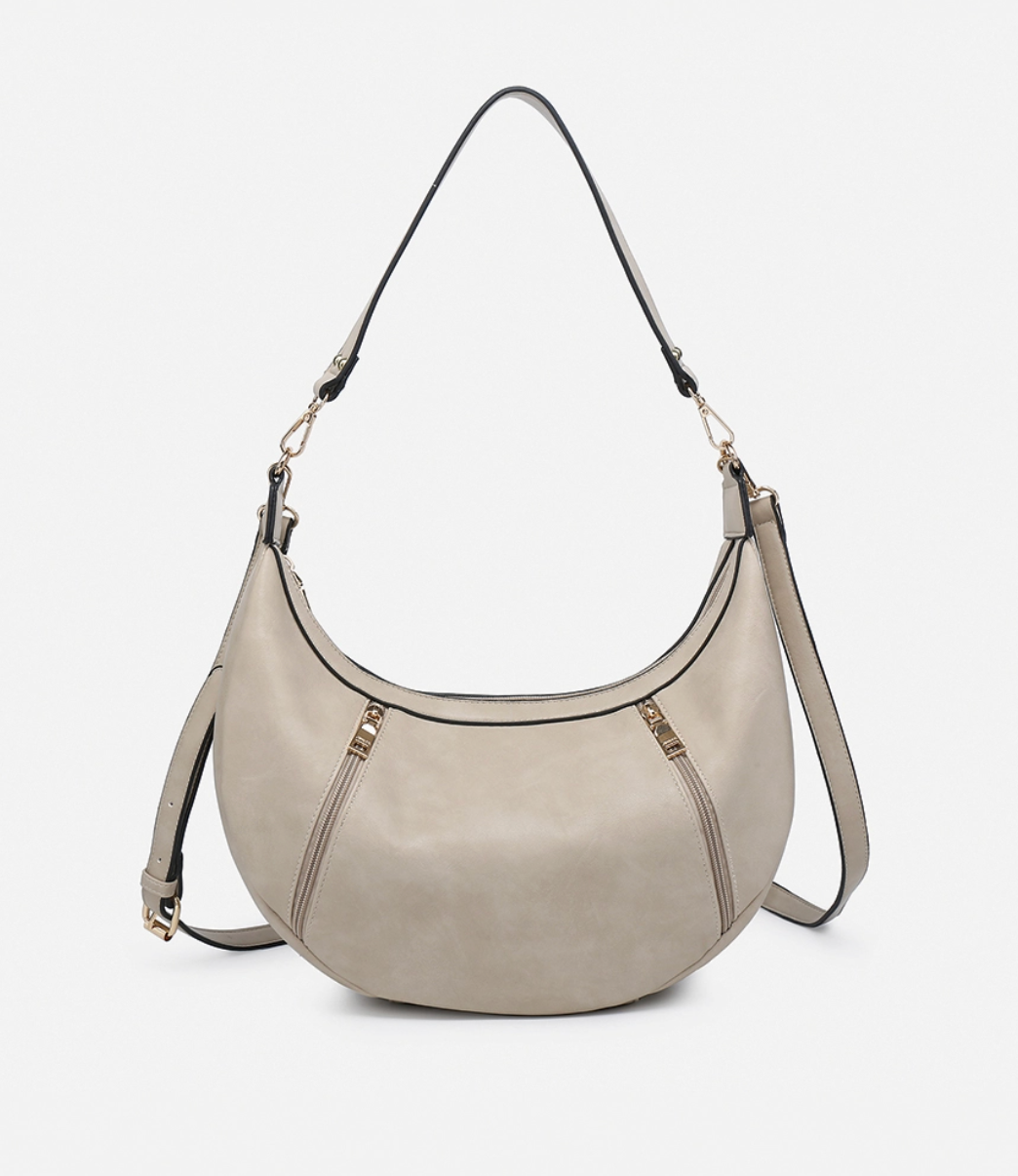 vegan leather shoulder bag