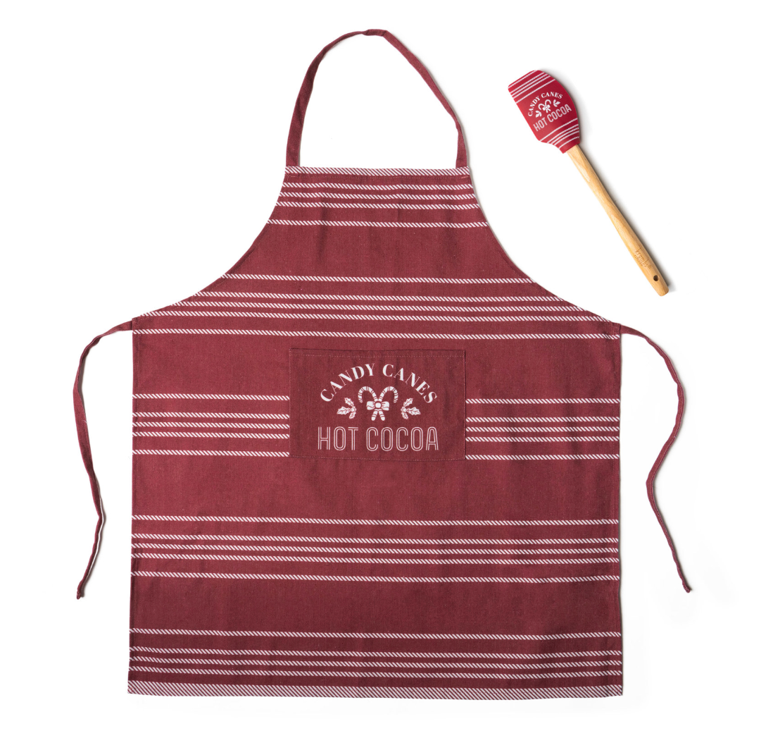 Home Sweet Holidays All-Purpose Apron & Spatula Set