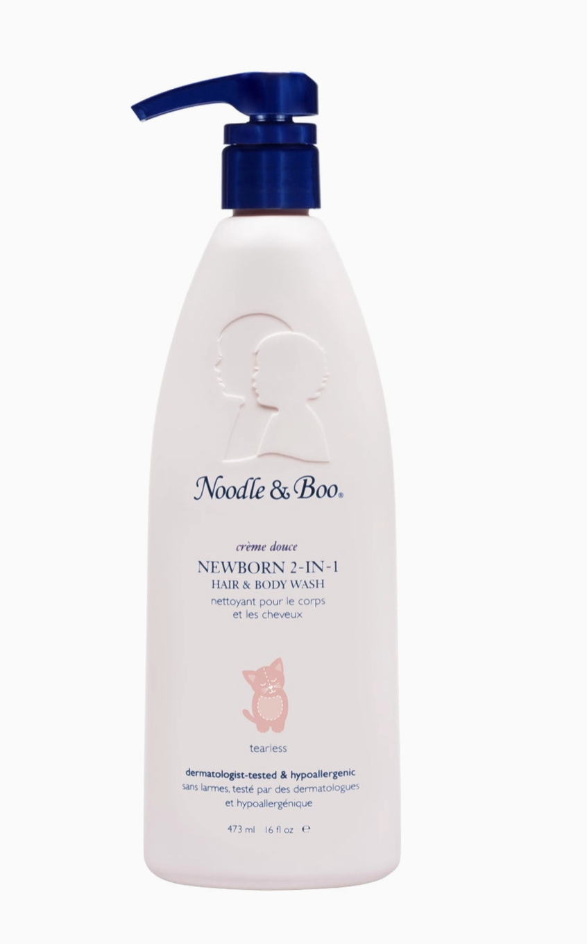 Noodle & Boo Newborn 2-in-1 Hair & Body Wash, Crème Douce
