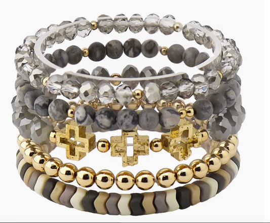 Stretch Cross Bracelet