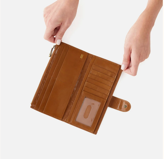 Dunn Continent Wallet in Truffle by Hobo