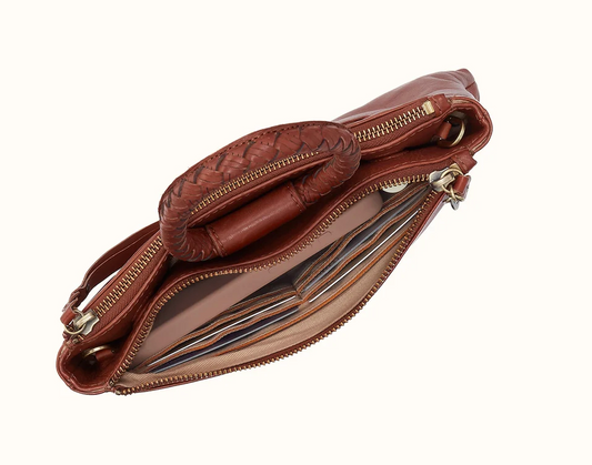 Sable Crossbody In Washed Leather