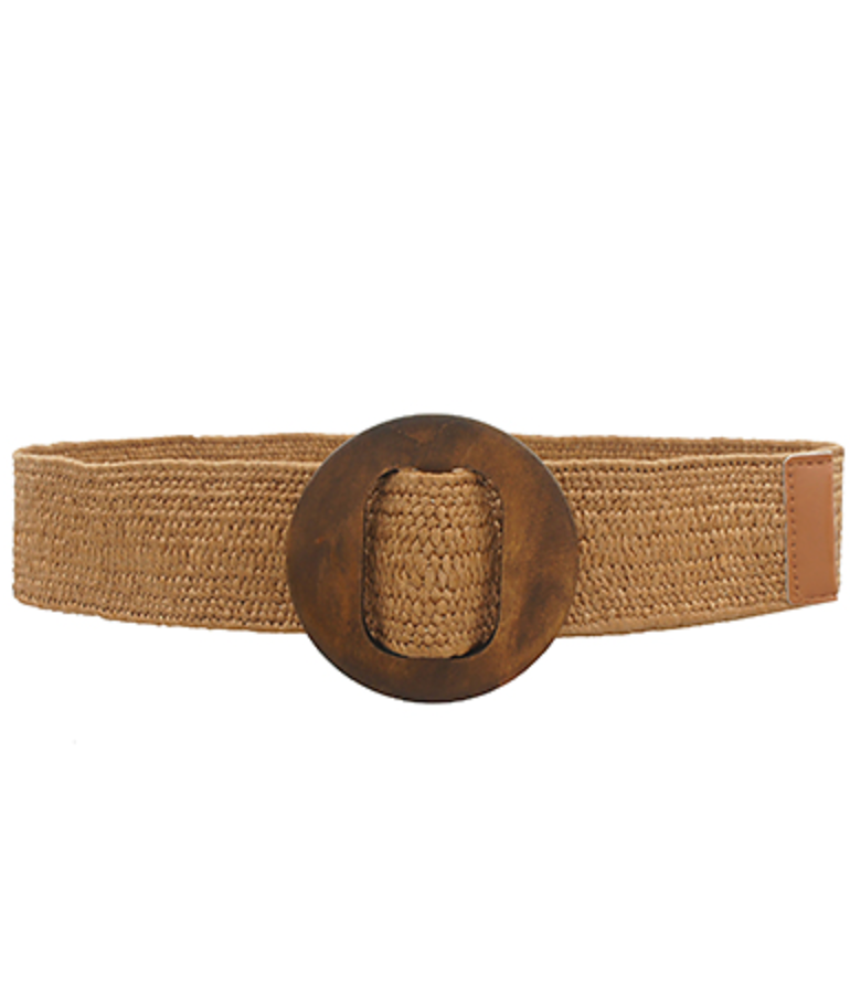 Wooden Circle Straw Belt