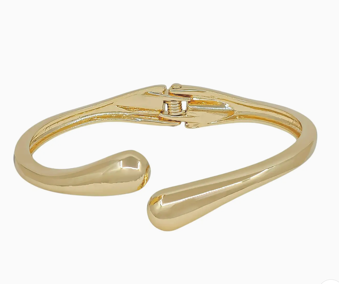 Gold Hinged Bracelet