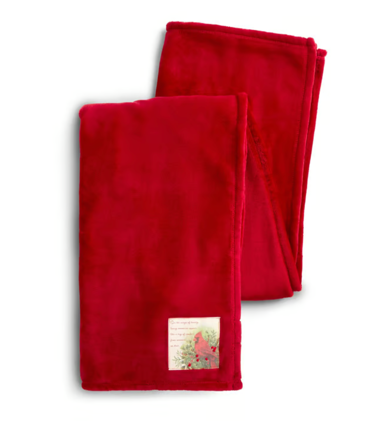Loving Memories Red Cardinal Blanket