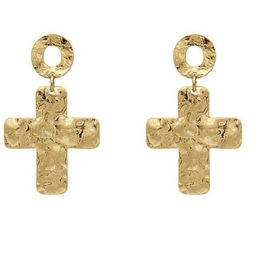 Hammered Shape Earrings