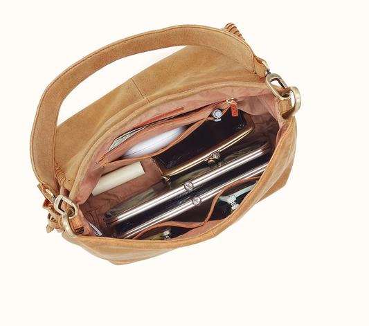 Harley Convertible Shoulder In Buffed Leather by Hobo