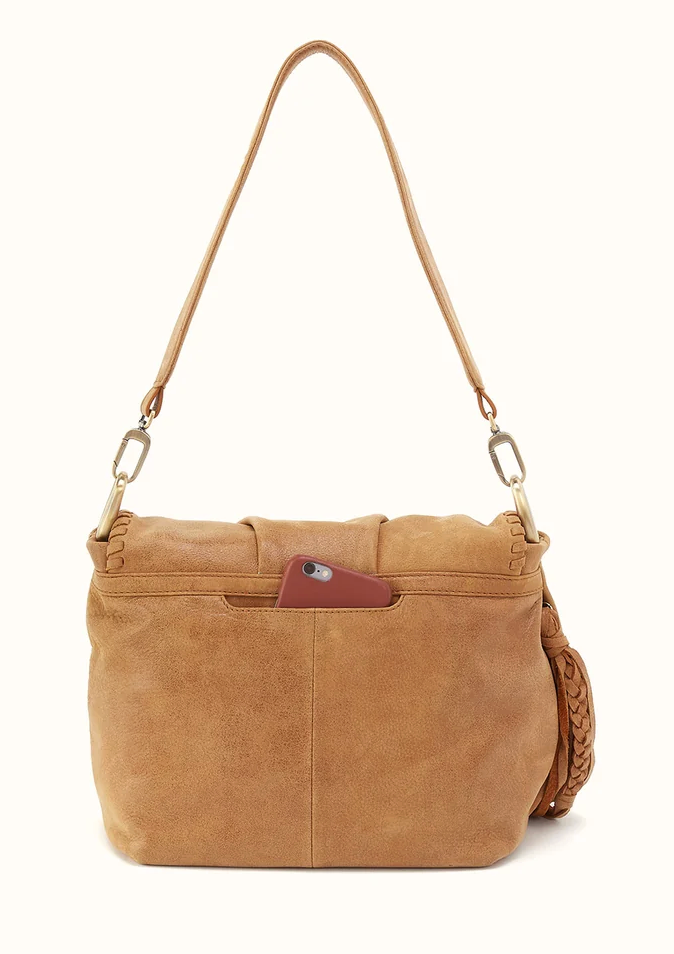 Harley Convertible Shoulder In Buffed Leather by Hobo