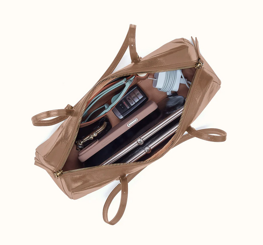 Scottie Satchel In Polished Leather