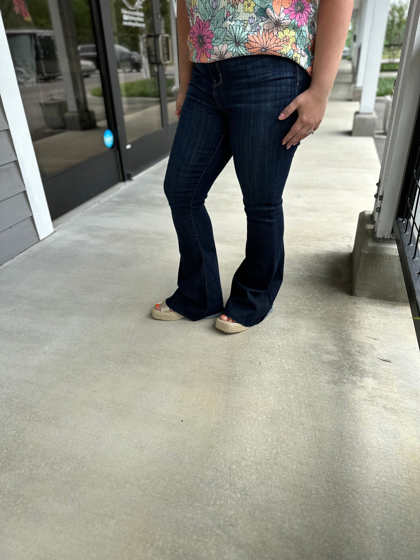 Raw Hem Jeans
