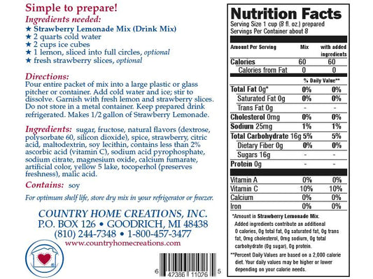 Country Home Creations Drink Mix