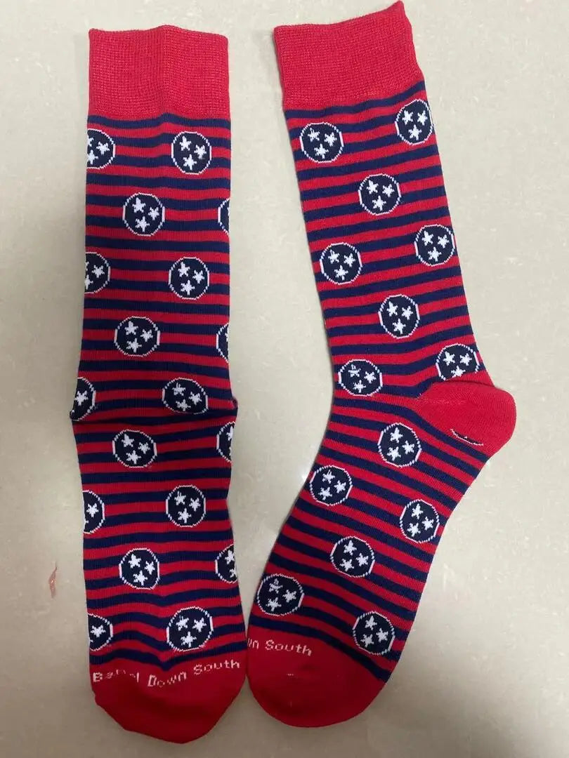 Barrel Down South Patterned Socks