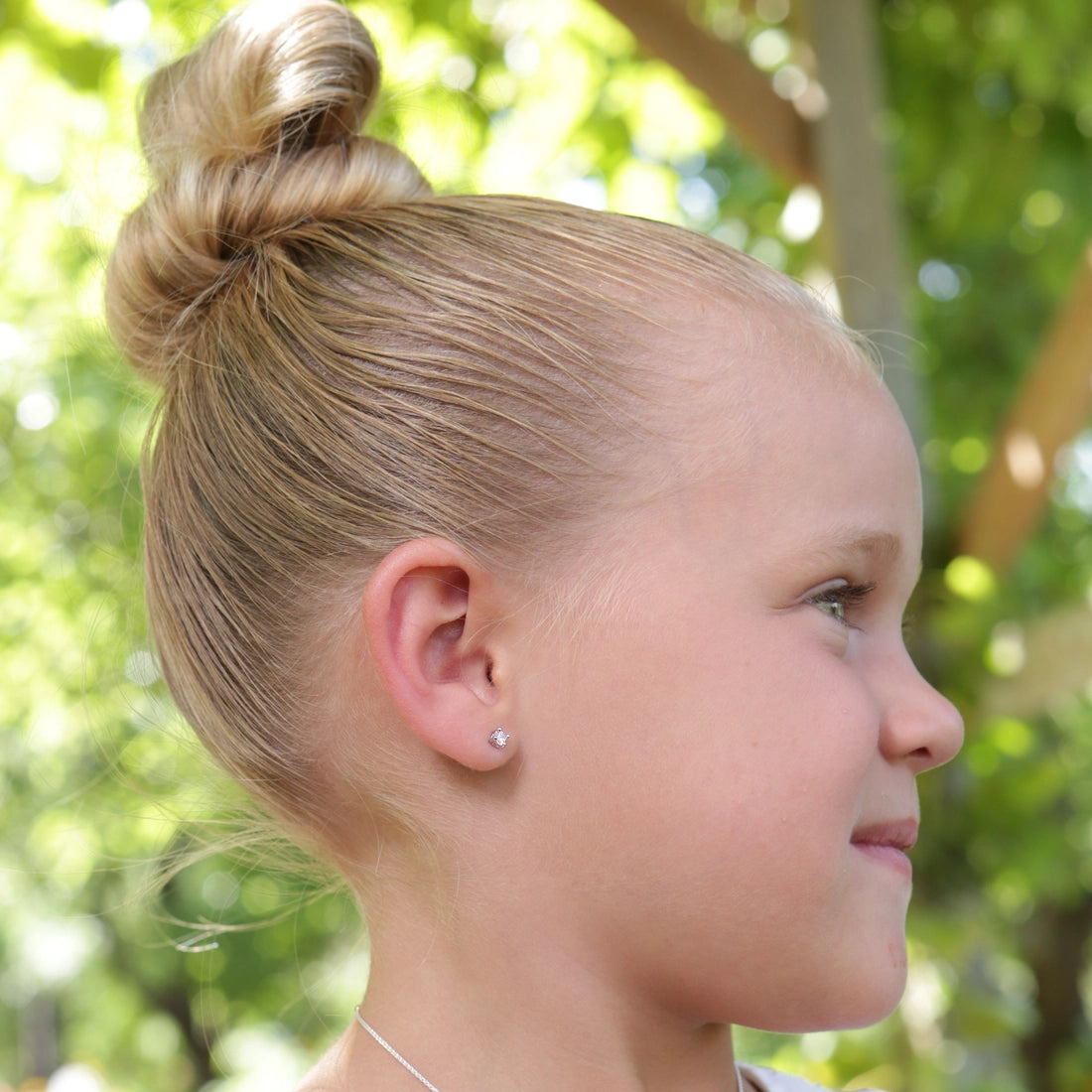 Children's Sterling Silver CZ studs