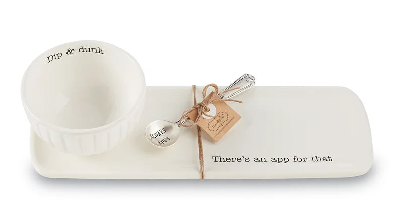 Melamine Chip and Dip Set