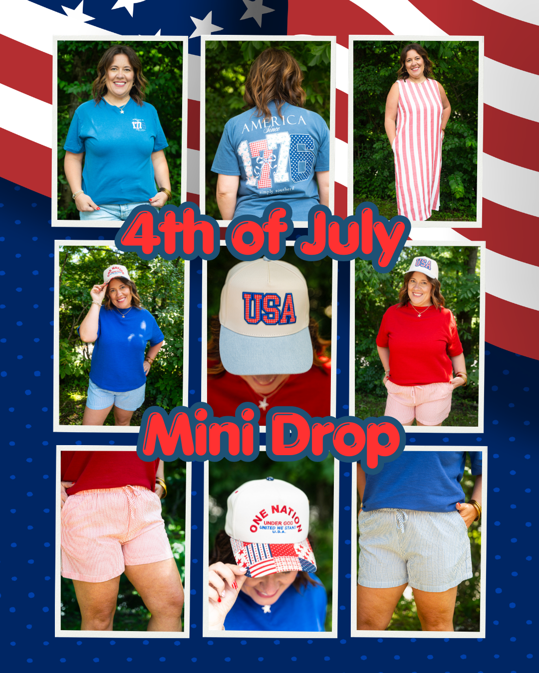 4th of July Mini Drop