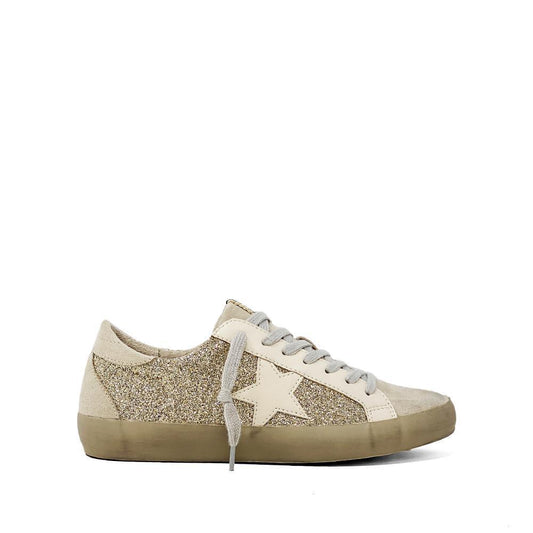 Paula Gold Glitter Shu Shop Sneakers