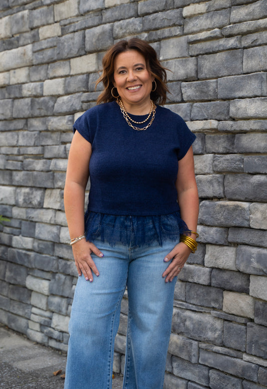 Luxe with Lace Top