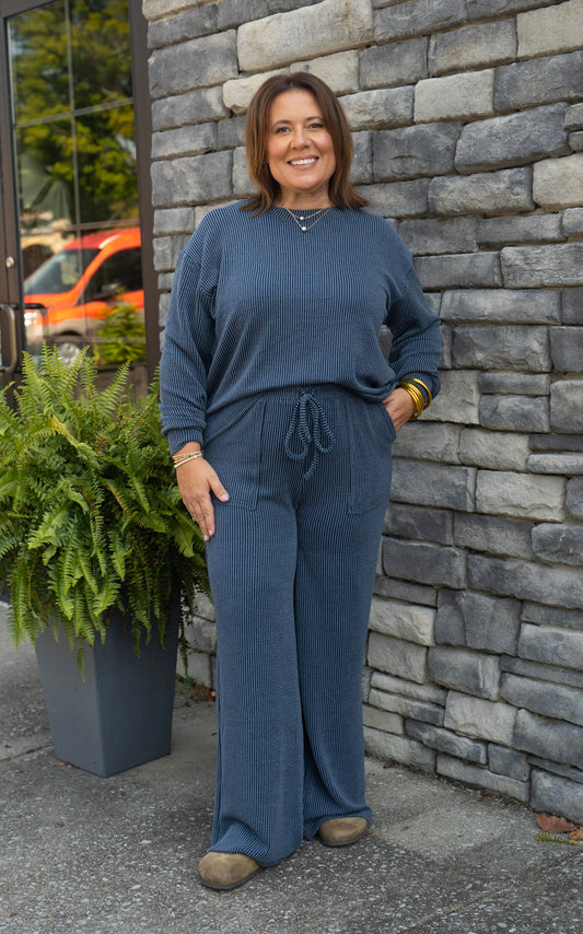 Ribbed Long Sleeve Set