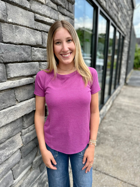 Baby Waffle SS Top