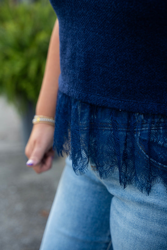 Luxe with Lace Top