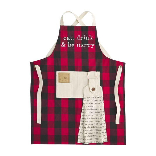 Be Merry Buffalo Apron